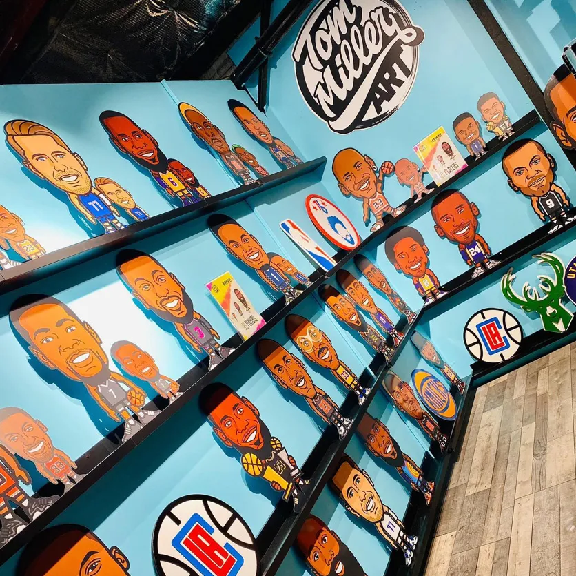 Playerz illustrated basketball character artwork